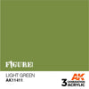 AK Interactive AK11411 Figure Series Light Green Acrylic Paint 17ml 3rd Generation