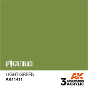 AK Interactive AK11411 Figure Series Light Green Acrylic Paint 17ml 3rd Generation