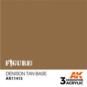 AK Interactive AK11413 Figure Series Denison Tan Base Acrylic Paint 17ml 3rd Generation