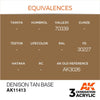 AK Interactive AK11413 Figure Series Denison Tan Base Acrylic Paint 17ml 3rd Generation