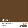 AK Interactive AK11417 Waffen Brown Acrylic Paint 17ml 3rd Generation