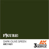 AK Interactive AK11421 Figure Series Dark Olive Green Acrylic Paint 17ml 3rd Generation