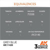 AK Interactive AK11426 Grey Blue Acrylic Paint 17ml 3rd Generation
