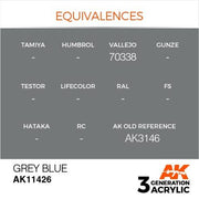 AK Interactive AK11426 Grey Blue Acrylic Paint 17ml 3rd Generation