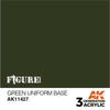 AK Interactive AK11427 Figure Series Green Uniform Base Acrylic Paint 17ml 3rd Generation