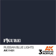 AK Interactive AK11431 Figure Series Russian Blue Lights Acrylic Paint 17ml 3rd Generation