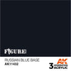 AK Interactive AK11432 Figure Series Russian Blue Base Acrylic Paint 17ml 3rd Generation