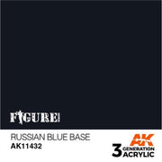 AK Interactive AK11432 Figure Series Russian Blue Base Acrylic Paint 17ml 3rd Generation