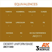 AK Interactive AK11440 Figure Series Desert Uniform Base Acrylic Paint 17ml 3rd Generation