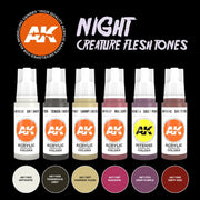 AK Interactive AK11602 Night Creatures 3rd Generation Acrylic Paint Set