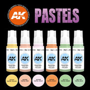 AK Interactive 11607 3rd Generation Acrylics Pastels Colour Set