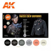 AK Interactive AK11622 Panzer Crew Black Uniforms Set 3rd Generation