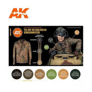 AK Interactive AK11623 Figure Series Waffen SS 44 Dot Uniform Colors Acrylic Paint Set (3rd Generation)