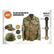 AK Interactive AK11623 Figure Series Waffen SS 44 Dot Uniform Colors Acrylic Paint Set (3rd Generation)