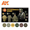AK Interactive AK11624 Figure Series Splittermuster Uniform Acrylic Paint Set (3rd Generation)
