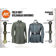 AK Interactive AK11627 German Field Grey Uniforms 3rd Generation