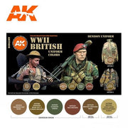 AK Interactive AK11636 WWII British Uniform Colours 3rd Generation