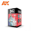 AK Interactive AK11637 WWI French Uniforms Acrylic Paint Set 3rd Generation