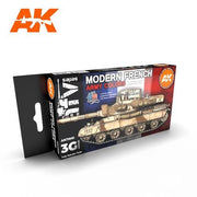 AK Interactive AK11661 Modern French AFV Acrylic Paint Set 3rd Generation