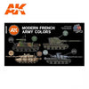 AK Interactive AK11661 Modern French AFV Acrylic Paint Set 3rd Generation