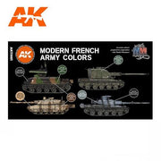 AK Interactive AK11661 Modern French AFV Acrylic Paint Set 3rd Generation