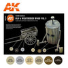 AK Interactive 11674 Old and Weathered Wood Volume 2 Acrylic 3rd Generation Paint Set