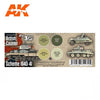 AK Interactive AK11676 AFV Series British Caunter Scheme 1940-1941 Acrylic Paint Set (3rd Generation)