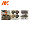 AK Interactive AK11680 AFV Series British Army Colors Europe 1941-44 Acrylic Paint Set (3rd Generation)