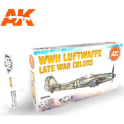 AK Interactive 11718 WWII Luftwaffe Late War Aircraft Colour Set 3rd Generation