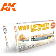 AK Interactive 11719 WWII Luftwaffe Tropical Aircraft Colour Set 3rd Generation