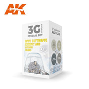 AK Interactive 11722 WWII Luftwaffe Cockpit And Interior Aircraft Colour Set 3rd Generation