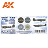 AK Interactive AK11725 Air Series WWII RAF Day Fighter Scheme Acrylic Paint Set (3rd Generation)