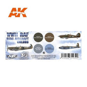 AK Interactive AK11727 Air Series WWII RAF SEAC Aircraft Colors Acrylic Paint Set (3rd Generation)