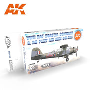 AK Interactive 11728 WWII RAF Coastal Command And RN Fleet Air Arm Aircraft Colour Set 3rd Generation