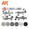 AK Interactive AK11728 Air Series WWII RAF Coastal Command & RN Fleet Air Arm Acrylic Paint Set (3rd Generation)
