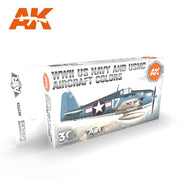 AK Interactive 11729 WWII US Navy And USMC Aircraft Colour Set 3rd Generation