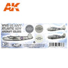 AK Interactive AK11731 Air Series WWII US Navy ASW Aircraft Colors Acrylic Paint Set (3rd Generation)