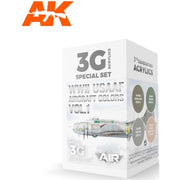 AK Interactive 11732 WWII USAAF Aircraft Vol.1 Aircraft Colour Set 3rd Generation