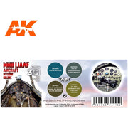 AK Interactive AK11736 Air Series WWII IJAAF Aircraft Interior Colors Acrylic Paint Set (3rd Generation)