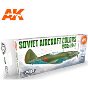 AK Interactive 11740 SOVIET 1930s-1941 Aircraft Colour Set 3rd Generation