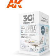 AK Interactive 11745 US Navy And USMC 1945-1980 Aircraft Colour Set 3rd Generation