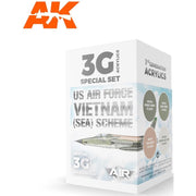 AK Interactive 11748 USAF Vietnam SEA Scheme Aircraft Colour Set 3rd Generation