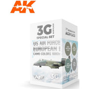 AK Interactive 11749 USAF European I Camo 1980S Aircraft Colour Set 3rd Generation