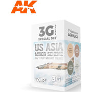 AK Interactive 11751 US Asia Minor Scheme IIAF IRIAF Aircraft Colour Set 3rd Generation