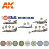 AK Interactive AK11752 Air Series Israeli Air Force Colors Acrylic Paint Set (3rd Generation)