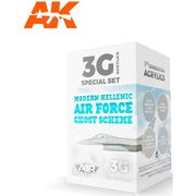 AK Interactive 11753 Modern Hellenic Air Force Ghost Scheme Aircraft Colour Set 3rd Generation