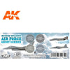 AK Interactive AK11753 Air Series Modern Hellenic Air Force Ghost Scheme Acrylic Paint Set (3rd Generation)