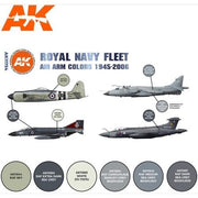AK Interactive AK11754 Air Series RN Fleet Air Arm Aircraft Colors 1945-2010 Acrylic Paint Set (3rd Generation)