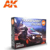 AK Interactive AK11758 Transparent Colors Set 3rd Generation