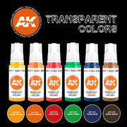 AK Interactive AK11758 Transparent Colors Set 3rd Generation